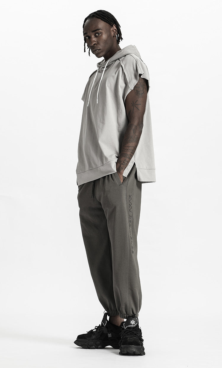 Minimalist Warrior Sweatpants With Elastic Waistband For men