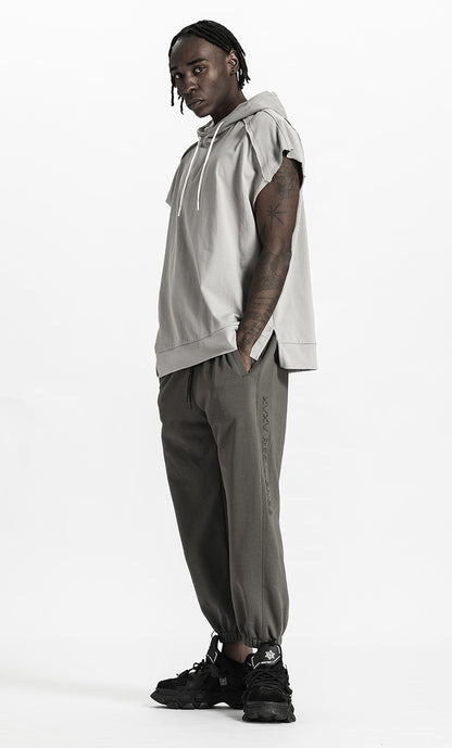 Minimalist Warrior Sweatpants With Elastic Waistband For men