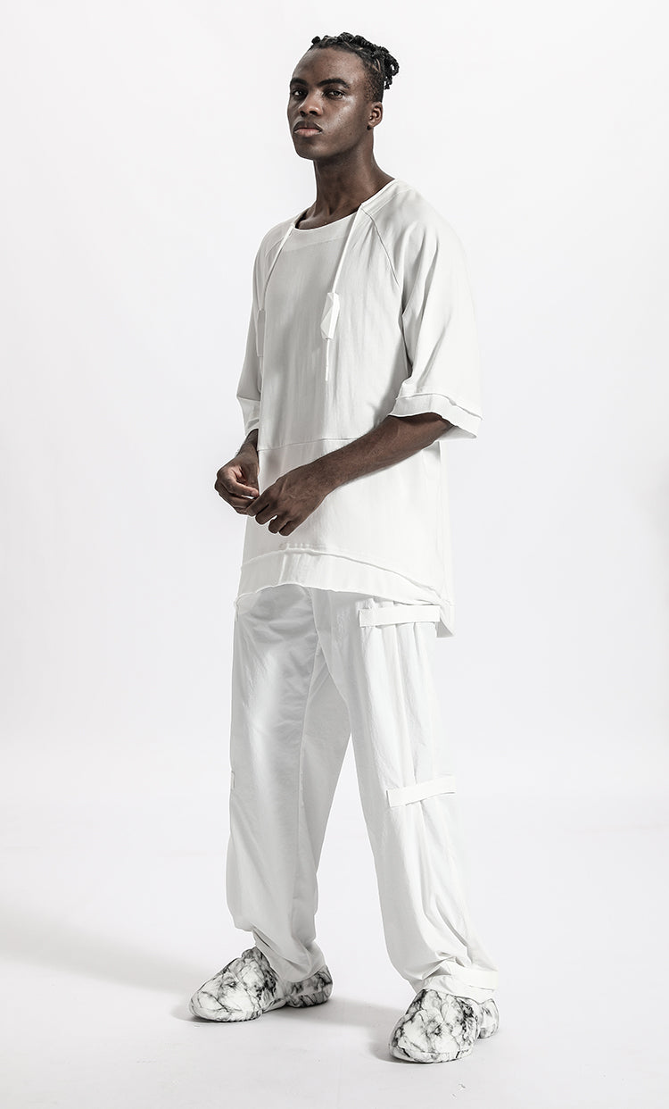 Minimalist Warrior T-Shirts With Adjustable Drawstring For men