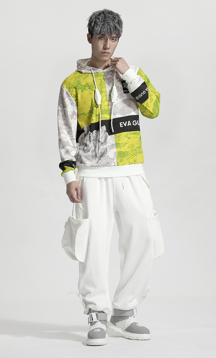 Avant-Garde Warrior Hoodies & Sweatshirts With Adjustable Drawstring For men
