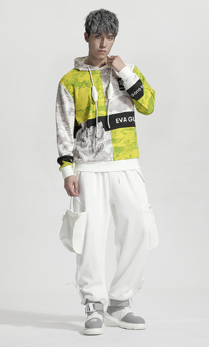 Avant-Garde Warrior Hoodies & Sweatshirts With Adjustable Drawstring For men