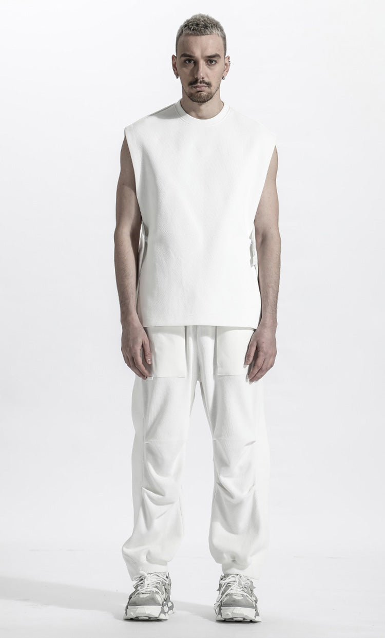 Minimalist Warrior Sweatpants With Elastic Waistband For men