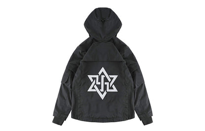 Tactical Warrior Windbreakers With Velcro Straps For men