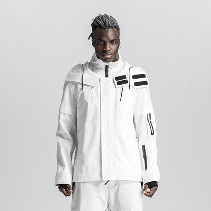Tactical Warrior Windbreakers With Velcro Straps For men