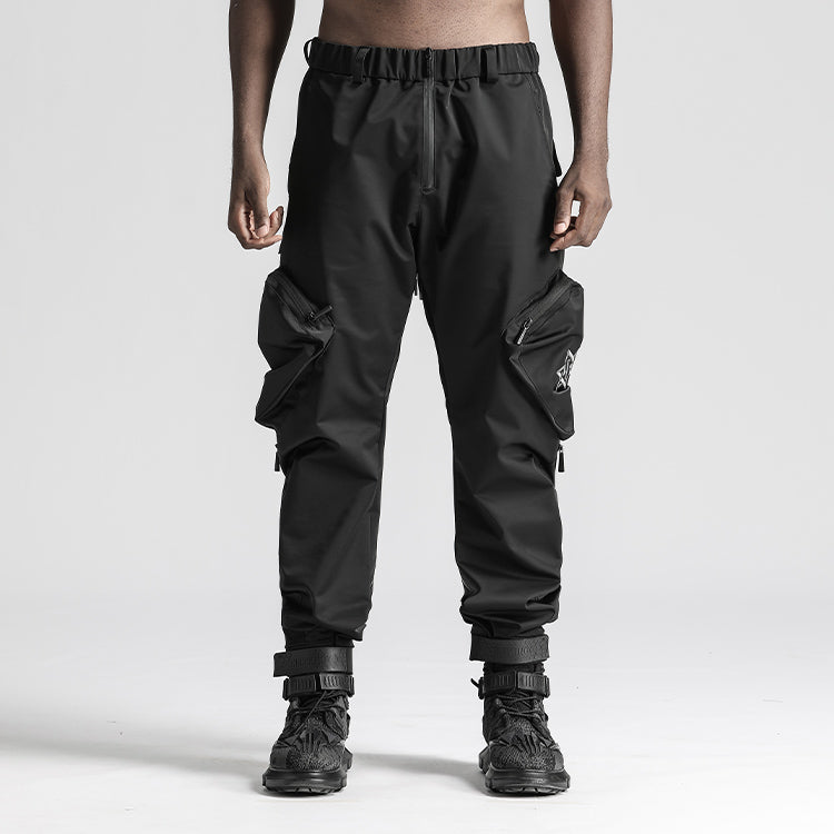 Utilitarian Warrior Cargo Pants With Multi-Pocket Design For men