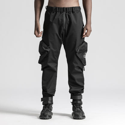 Utilitarian Warrior Cargo Pants With Multi-Pocket Design For men