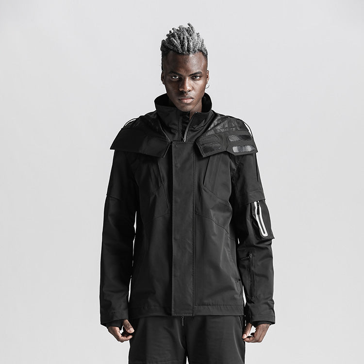 Tactical Warrior Windbreakers With Velcro Straps For men