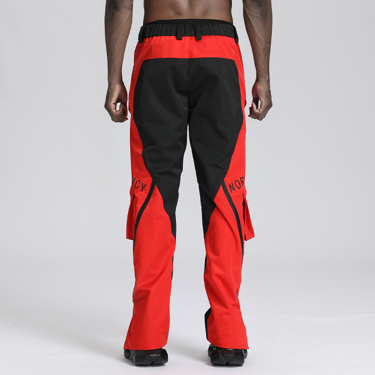Cyberpunk Aesthetic Warrior Cargo Pants With Multi-Pocket Design For men