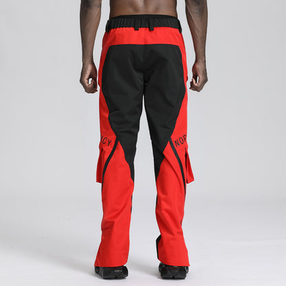 Cyberpunk Aesthetic Warrior Cargo Pants With Multi-Pocket Design For men