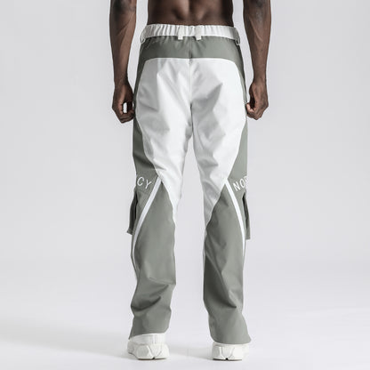 Cyberpunk Aesthetic Warrior Cargo Pants With Multi-Pocket Design For men