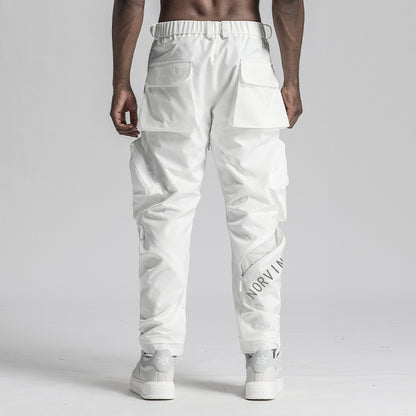Utilitarian Warrior Cargo Pants With Multi-Pocket Design For men