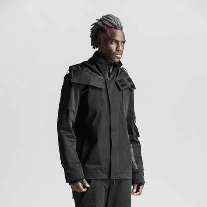 Tactical Warrior Windbreakers With Velcro Straps For men