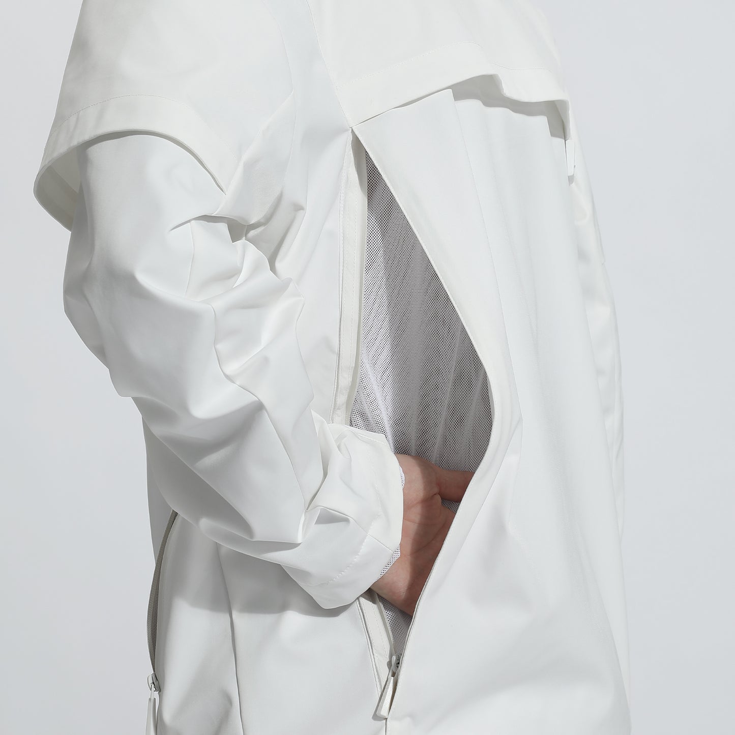 Utilitarian Warrior Coats With Two-Way Zipper For men