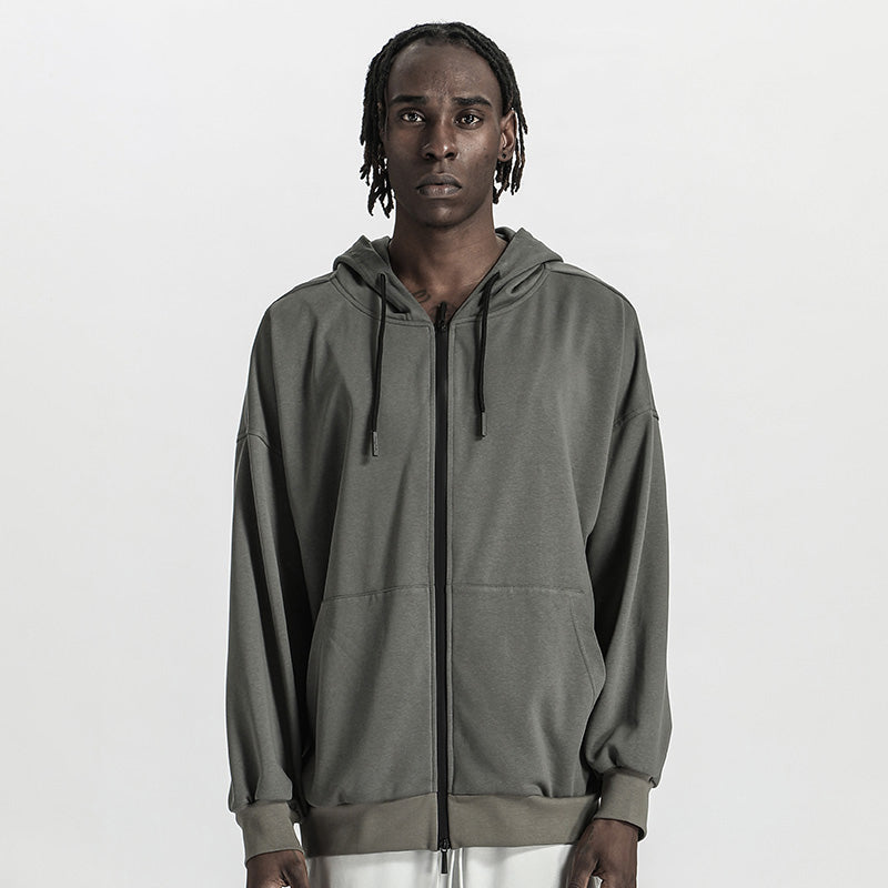 Minimalist Warrior Hoodies & Sweatshirts With Ribbed Cuffs/Hem For men