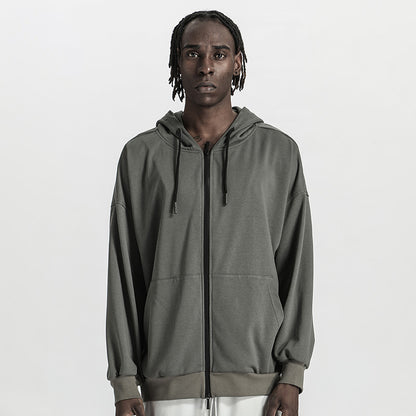 Minimalist Warrior Hoodies & Sweatshirts With Ribbed Cuffs/Hem For men