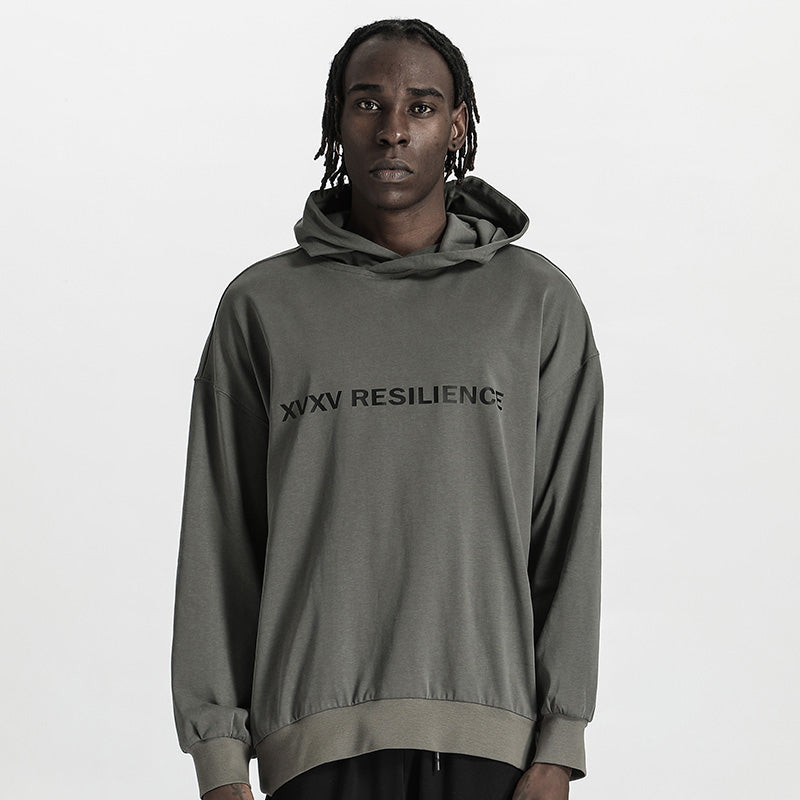 Streetwear Warrior Hoodies & Sweatshirts With Ribbed Cuffs/Hem For men