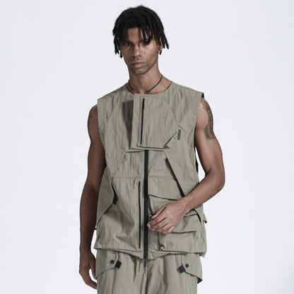 Tactical Warrior Vests (Sleeveless Jackets) With Multi-Pocket Design For men