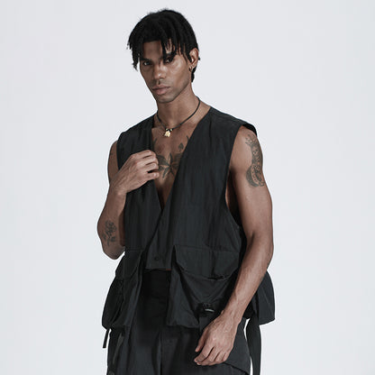 Tactical Warrior Vests (Sleeveless Jackets) With Multi-Pocket Design For men