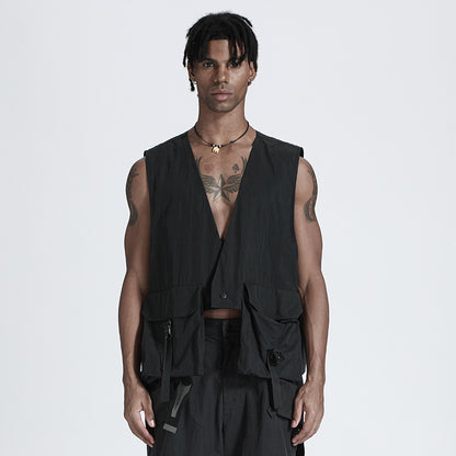 Tactical Warrior Vests (Sleeveless Jackets) With Multi-Pocket Design For men