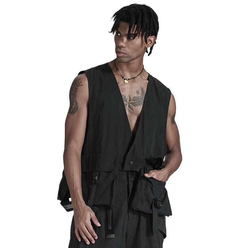 Tactical Warrior Vests (Sleeveless Jackets) With Multi-Pocket Design For men