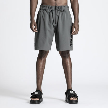 Minimalist Warrior Shorts With Elastic Waistband For men