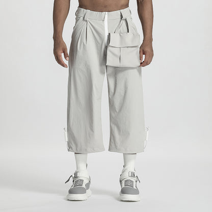 Minimalist Warrior Shorts With Elastic Waistband For men
