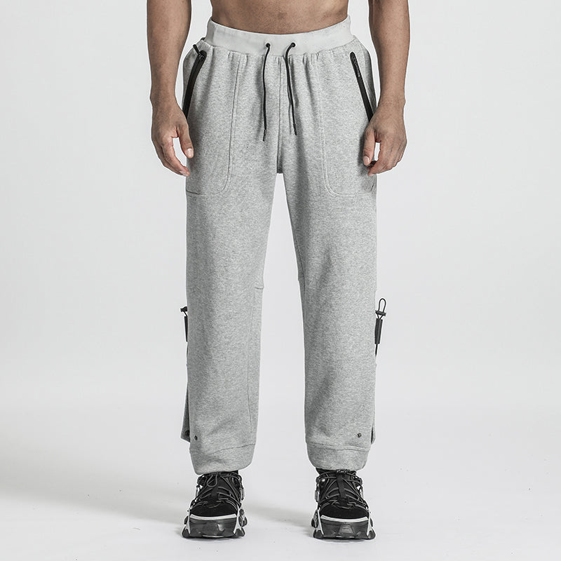 Minimalist Warrior Sweatpants With Elastic Waistband For men