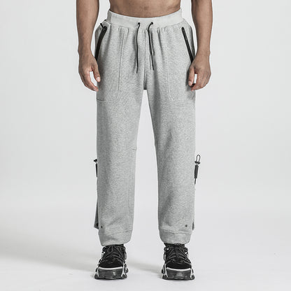 Minimalist Warrior Sweatpants With Elastic Waistband For men