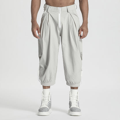 Minimalist Warrior Shorts With Elastic Waistband For men