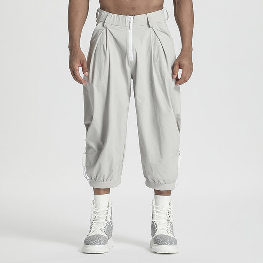 Minimalist Warrior Shorts With Elastic Waistband For men