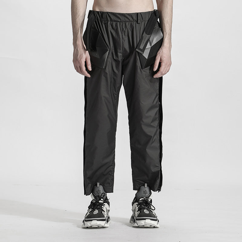 Cyberpunk Aesthetic Warrior joggers With Elastic Waistband For men