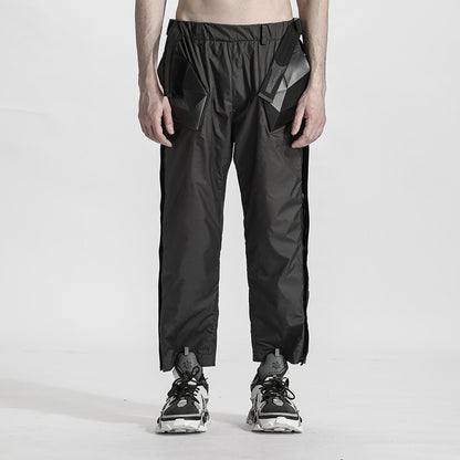 Cyberpunk Aesthetic Warrior joggers With Elastic Waistband For men