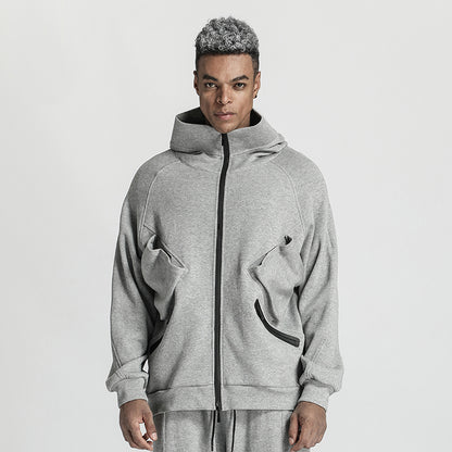 Streetwear Warrior Hoodies & Sweatshirts With Multi-Pocket Design For men