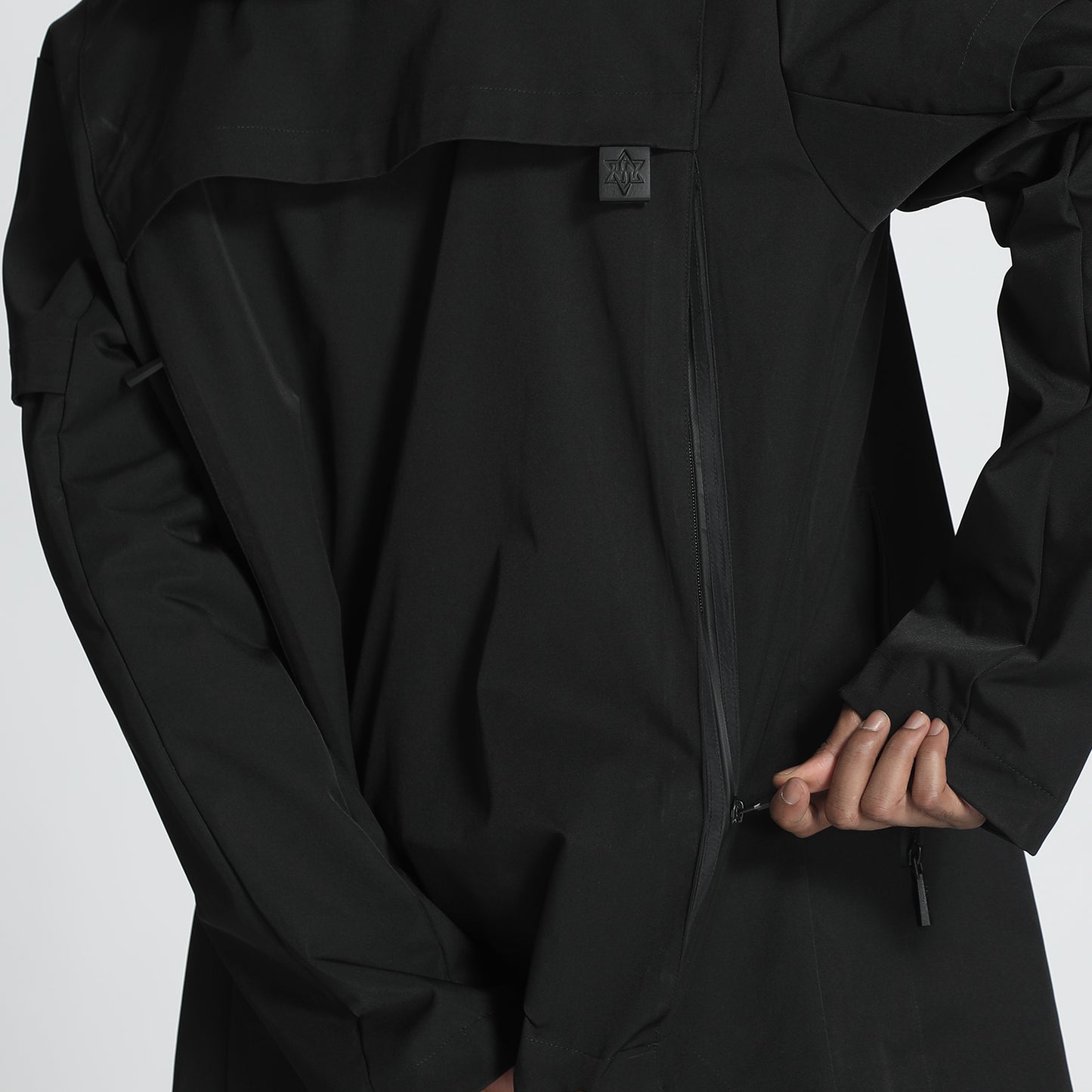 Utilitarian Warrior Coats With Two-Way Zipper For men