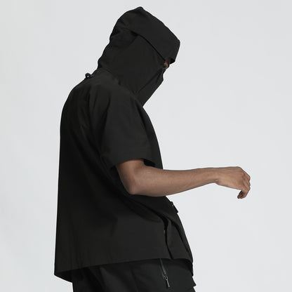 Loose/Relaxed Fit Warrior T-Shirts With Magnetic Buckles For men