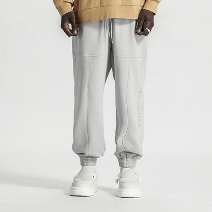 Minimalist Warrior Sweatpants With Elastic Waistband For men