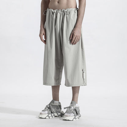 Minimalist Warrior Shorts With Elastic Waistband For men