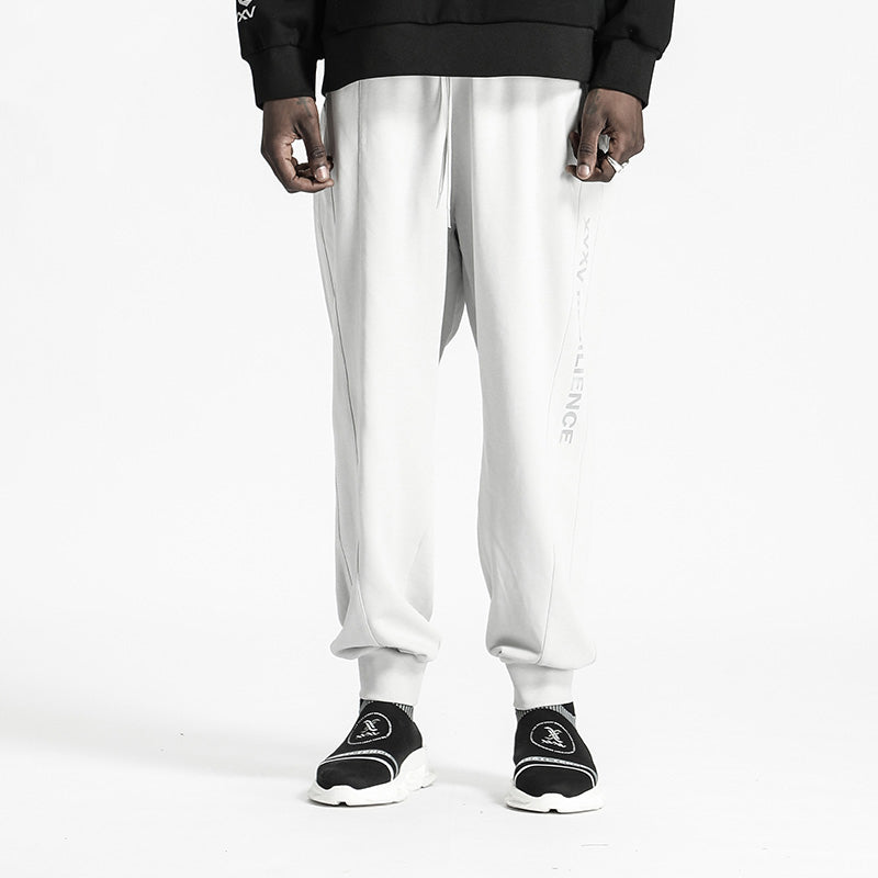 Minimalist Warrior Sweatpants With Elastic Waistband For men
