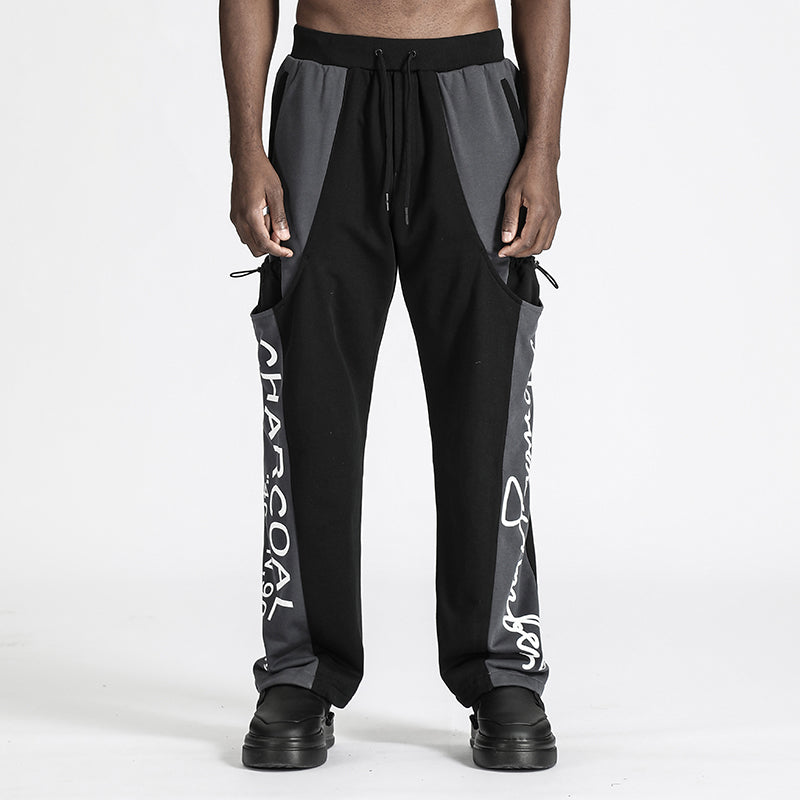 Avant-Garde Warrior Sweatpants With Adjustable Drawstring For men