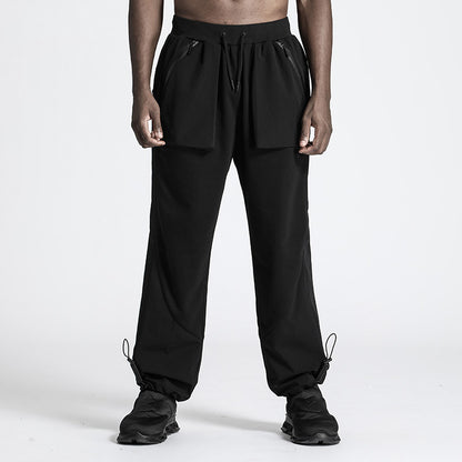 Minimalist Warrior Sweatpants With Adjustable Drawstring For men
