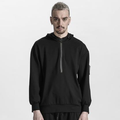 Avant-Garde Warrior Hoodies & Sweatshirts With Ribbed Cuffs/Hem For men