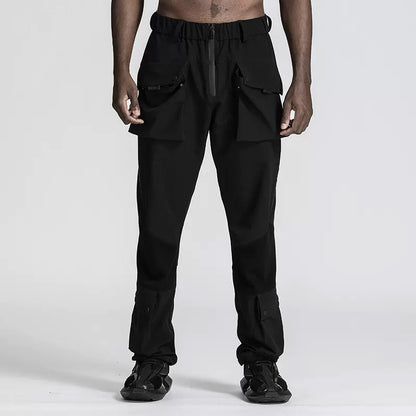 Utilitarian Warrior Cargo Pants With Multi-Pocket Design For men