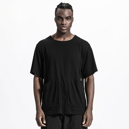 Utilitarian Warrior T-Shirts With Multi-Pocket Design For men