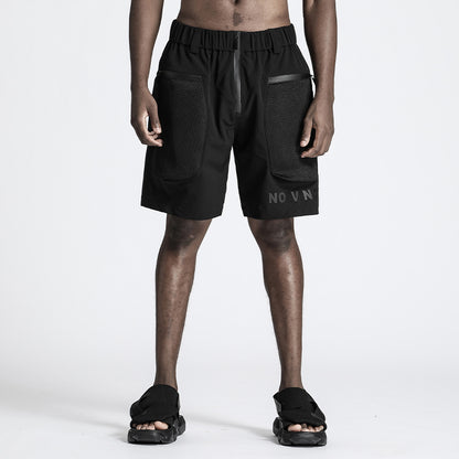 Utilitarian Warrior Shorts With Multi-Pocket Design For men
