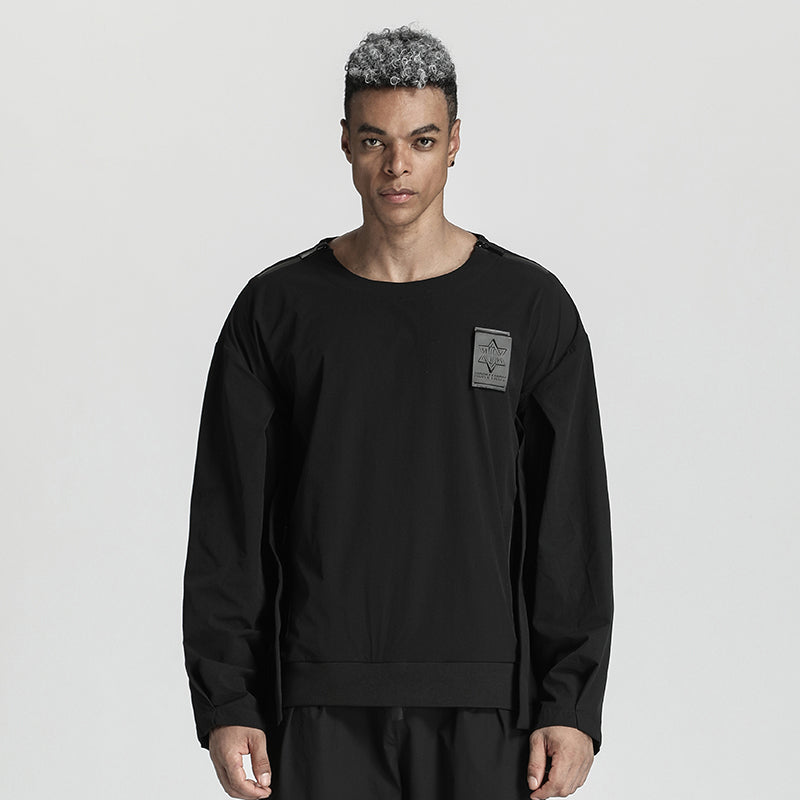 Tactical Warrior T-Shirts With Ribbed Cuffs/Hem For men