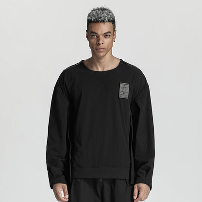 Tactical Warrior T-Shirts With Ribbed Cuffs/Hem For men