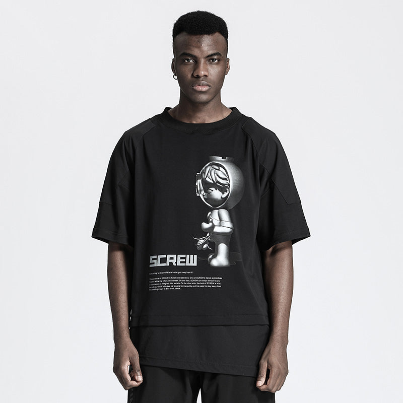 Streetwear Warrior T-Shirts With Durable Ripstop For men