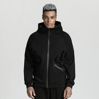 Streetwear Warrior Hoodies & Sweatshirts With Multi-Pocket Design For men