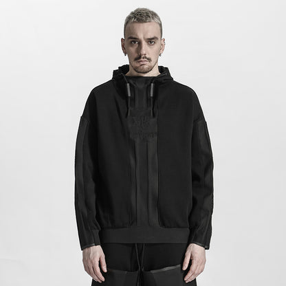 Avant-Garde Warrior Hoodies & Sweatshirts With Ribbed Cuffs/Hem For men