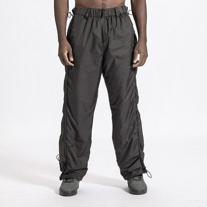 Futuristic Design Warrior joggers With Breathable Mesh For men